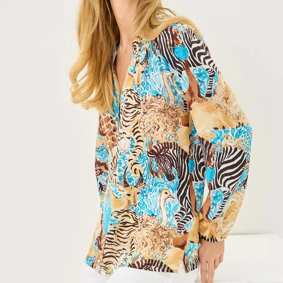 Lilly Pulitzer Elsa Top From Lilly's Vault - Picture 2 of 10